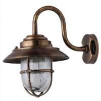 Messing Wandlampe IP64 Maritim außen wetterfest