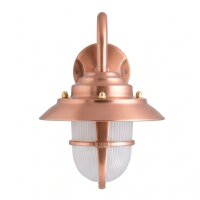 Wandlampe Kupfer IP64 Echt-Messing Terrasse Haus