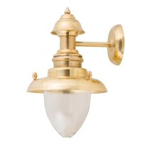 Wandlampe FYLI Messing Glas Maritim außen elegant