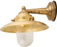 Wandlampe Au&szlig;en Messing Maritim IP64 Haus Hof