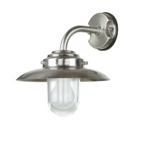 Wandlampe Au&szlig;en Rustikal Nickel Echt-Messing
