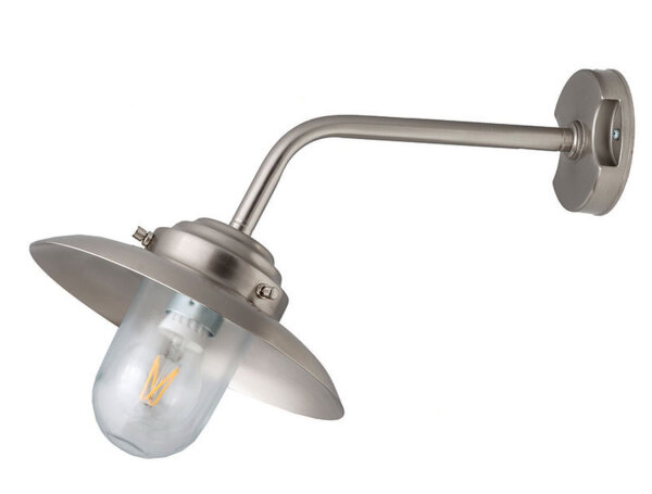 Außen Wandlampe Laterne Messing Maritim IP64