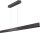 LED Hängelampe dimmbar 2200-3000K Schwarz-Nickel 130 cm