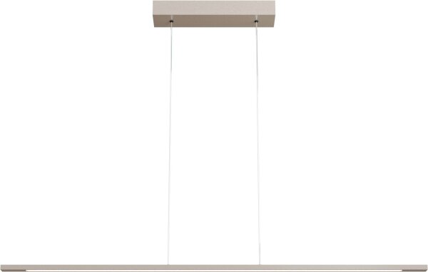 LED Hängelampe dimmbar 2200-3000K Metall Beige L:130 cm
