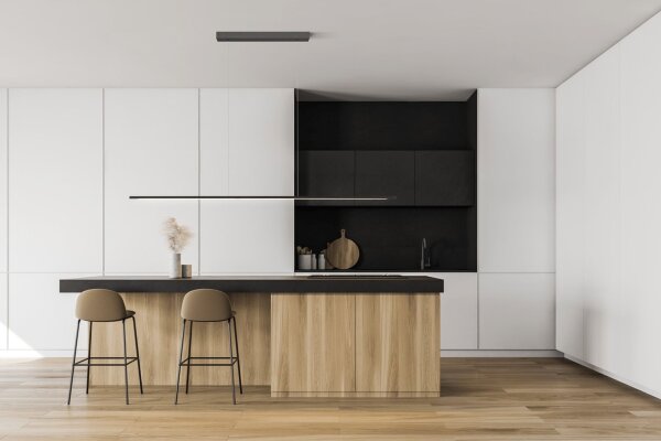 LED Pendelleuchte Gestensteuerung 2200-3000K Schwarz