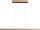 LED Pendelleuchte dimmbar 2200-3000K Bronze L:100 cm