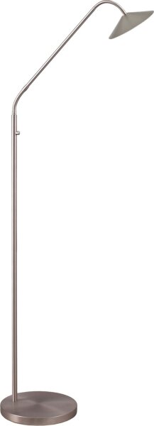 LED Stehlampe Push-Dimmer 2200-2700K Nickel H:150 cm