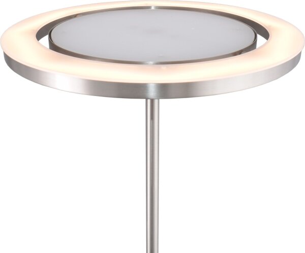 LED Deckenfluter 2200-2700K Nickel H:185 cm matt