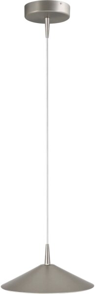 LED Hängelampe dimmbar 2200-2700K Nickel Metall B:22 cm