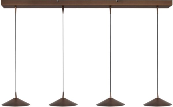 LED Pendelleuchte dimmbar 2200-2700K Kakao L:130 cm