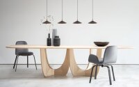 LED Pendelleuchte dimmbar 2200-2700K Kakao L:130 cm