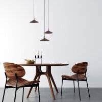 LED H&auml;ngelampe dimmbar 2200-2700K Kakao B:35 cm