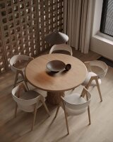 LED H&auml;ngelampe dimmbar 2200-2700K Metall Kakao &Oslash;45 cm