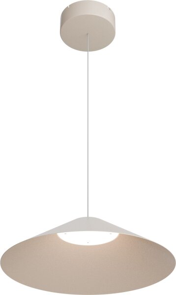 LED Hängelampe dimmbar 2200-2700K Metall Beige B:45 cm