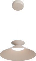 LED H&auml;ngelampe dimmbar 2200-2700K Metall Beige...
