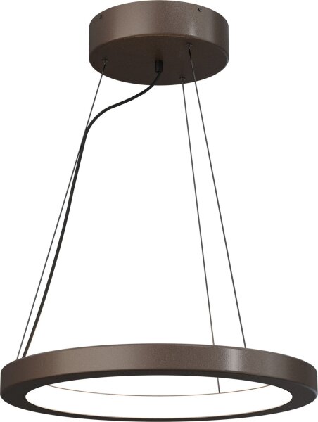LED Hängelampe blendarm dimmbar 2700K Kakao Ø50 cm