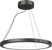LED Pendelleuchte dimmbar 2700K Schwarz Ø70 cm rund