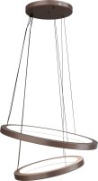 LED Hängelampe dimmbar 2700K Schwarz Kakao L:70 cm