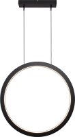 LED Hängelampe dimmbar 2700K Schwarz L:70 cm rund
