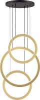 LED Hängelampe dimmbar 2700K Schwarz Gold Ø50...