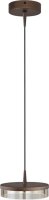 LED H&auml;ngelampe dimmbar 2200-2700K Glas Kakao B:16 cm