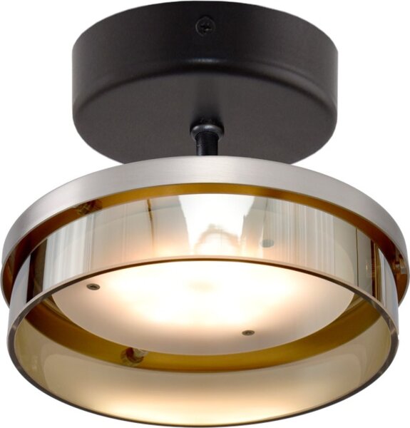 LED Deckenlampe dimmbar 2200-2700K Glas Gold Ø16 cm