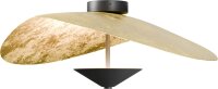 LED Deckenleuchte dimmbar 2200-2700K Schwarz Blattgold