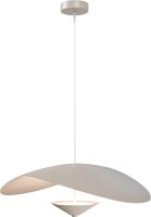 LED Hängelampe dimmbar Alu 2200-2700K Beige...