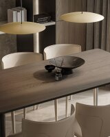 LED Hängelampe dimmbar 2200-2700K Schwarz Gold...