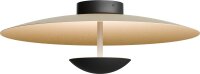 LED Deckenlampe indirekt 2200-2700K Schwarz Gold &Oslash;45 cm