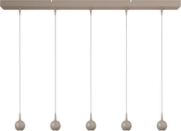 LED Hängelampe dimmbar 2200-3000K Beige L:100 cm