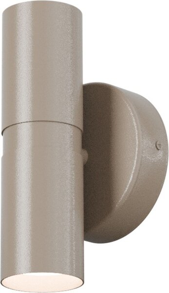 Wandleuchte Up Down Terra Beige Metall GU10 H:18,8 cm
