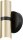 Wandlampe Up Down Schwarz Gold Metall GU10 H:18,8 cm