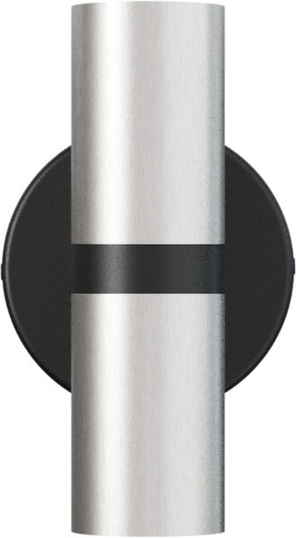 Wandleuchte Up Down Schwarz Nickel GU10 H:18,8 cm