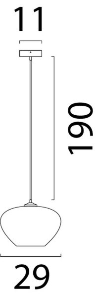 Pendelleuchte blendarm Karton Kakao Natur E27 B:29 cm