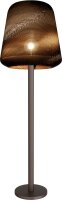 Stehleuchte blendarm Karton Kakao Natur E27 H:176 cm