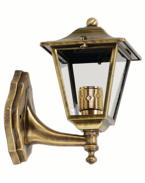 LI484A BRASS ANTIQUE - 108158 - Außen-Wandleuchte E27