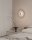 Wandlampe indirekt Terra Beige E27 H:39 cm rund