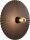 Wandlampe indirekt blendarm Kakao E27 H:32 cm rund