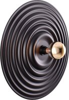 Wandleuchte indirekt blendarm Schwarz E27 B:56 cm Ring