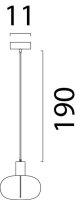 Pendelleuchte Modern Glas Metall Kakao Gold E27...