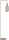 Stehlampe Glas Beige Gold E27 H:152 cm Downlight