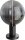 Tischlampe Glas Metall Schwarz E27 H:10,2 cm Zylinder