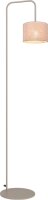 Stehlampe Stoff Metall Beige E27 H:152 cm Downlight
