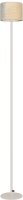 Stehlampe blendarm Stoff Perlweiß Ecru E27 H:155 cm