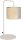 Tischlampe blendarm Stoff Schwarz E27 H:51,4 cm