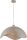 Hängelampe blendarm Beige Aluminium E27 B:60 cm Modern