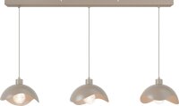 H&auml;ngelampe blendarm Beige E27 L:130 cm geschwungen