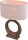 Tischlampe blendarm Holz Stoff Natur Beige E27 B:27 cm
