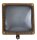 Wetterfeste Wandlampe OROPOS Messing quadratisch